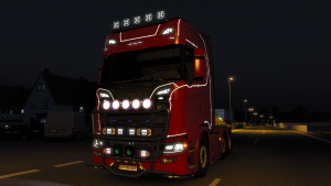 Мод Пак LED фар и фонарей (HishamGT5) для ETS 2
